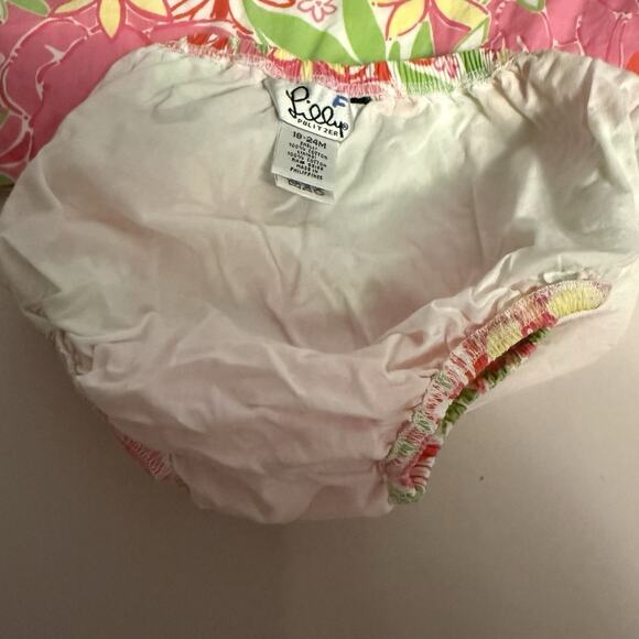 VTG Lilly Pulitzer Dress Outfit 18-24 Mo Pink Floral Elephant 2PC Toddler Girl - Picture 10 of 10